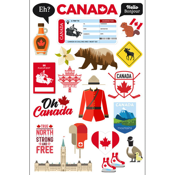 Scrapbook Customs, Canada Embellishments