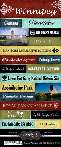 Scrapbook Customs, Canada, Explore Winnipeg