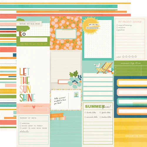 Simple Stories, Summer Snapshots Journal Elements