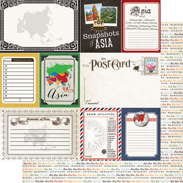 Scrapbook Customs, Asia Journaling Paper