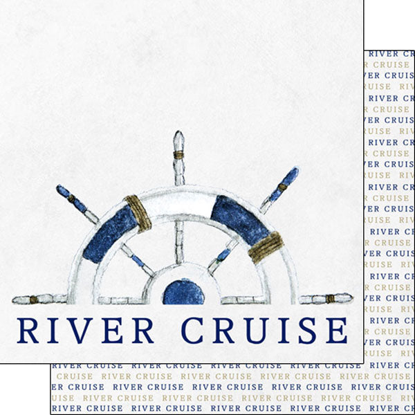Scrapbook Customs, River Cruise Watercolour
