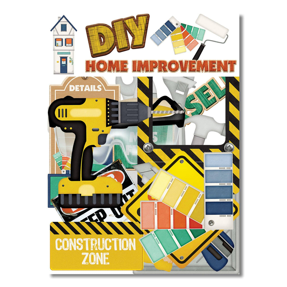 SSC Designs, Home Improvement Collection, Laser Cut Scrapbook Ephemera
