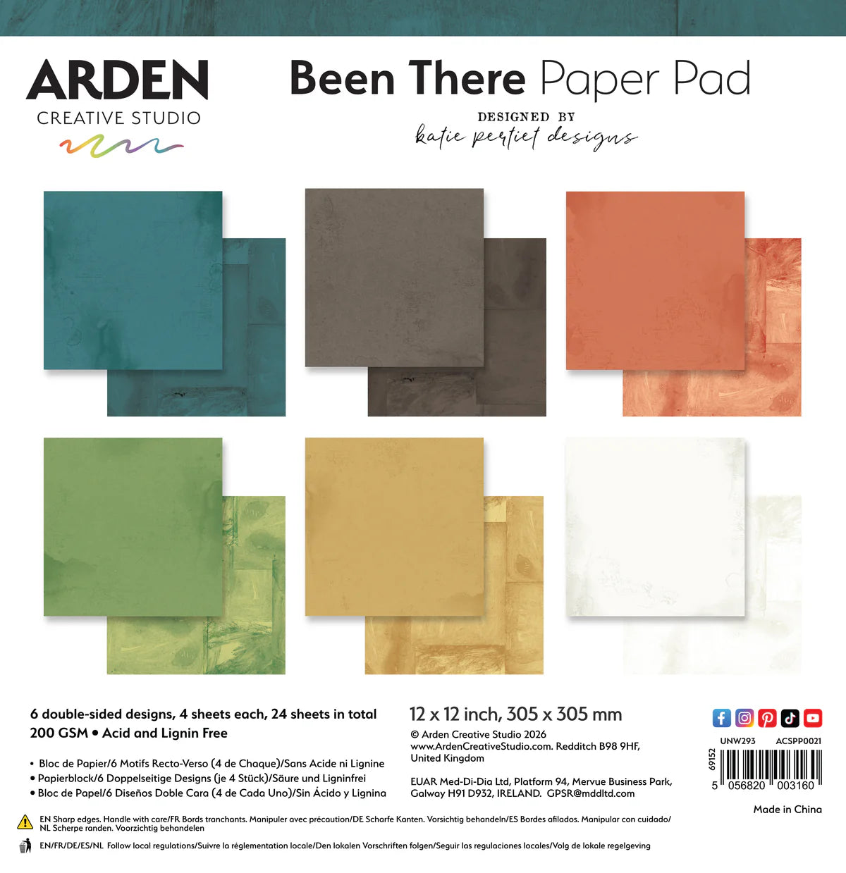Arden Creative, Been There Solids Paper Pack
