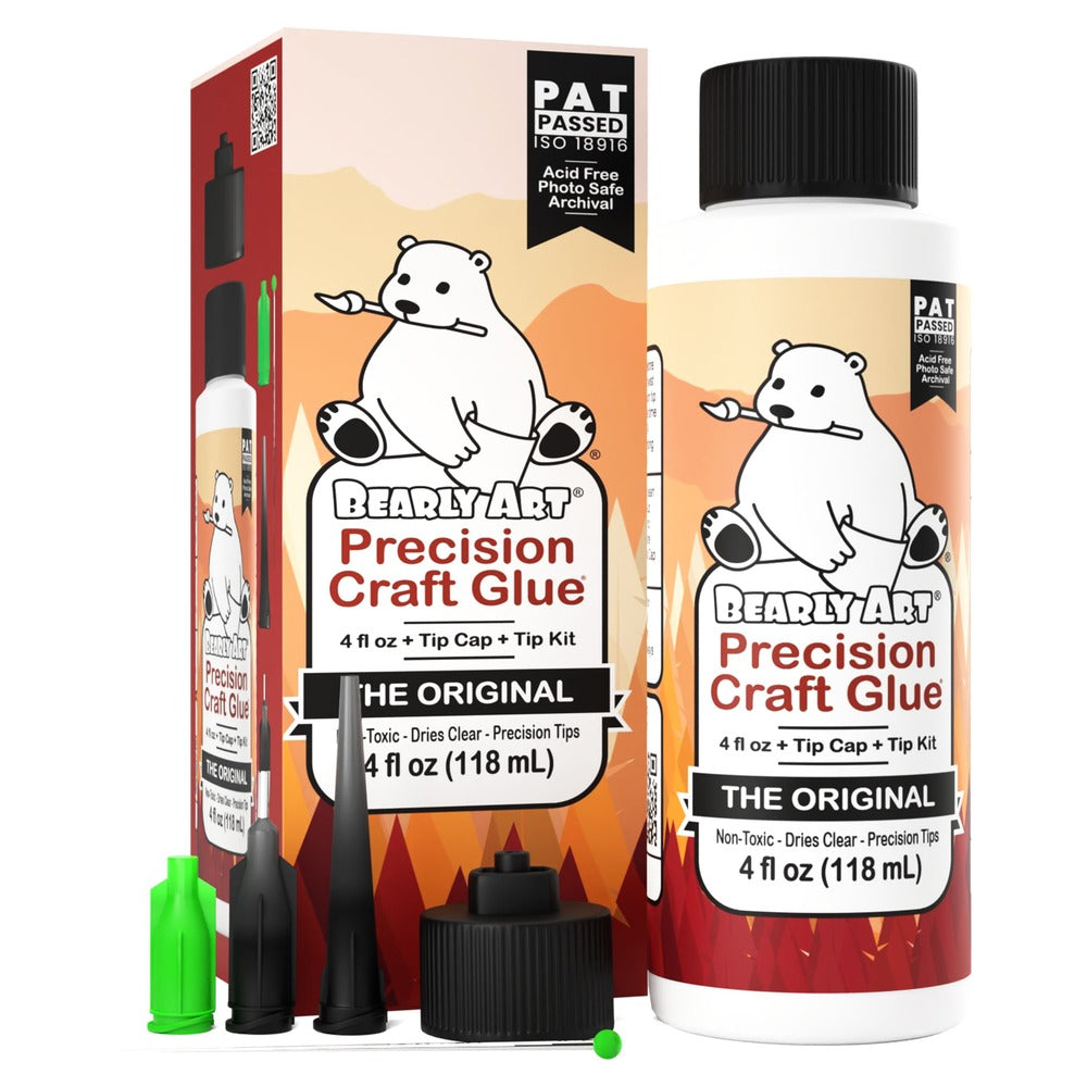 Bearly Art, Precision Craft Glue, The Original 4 oz