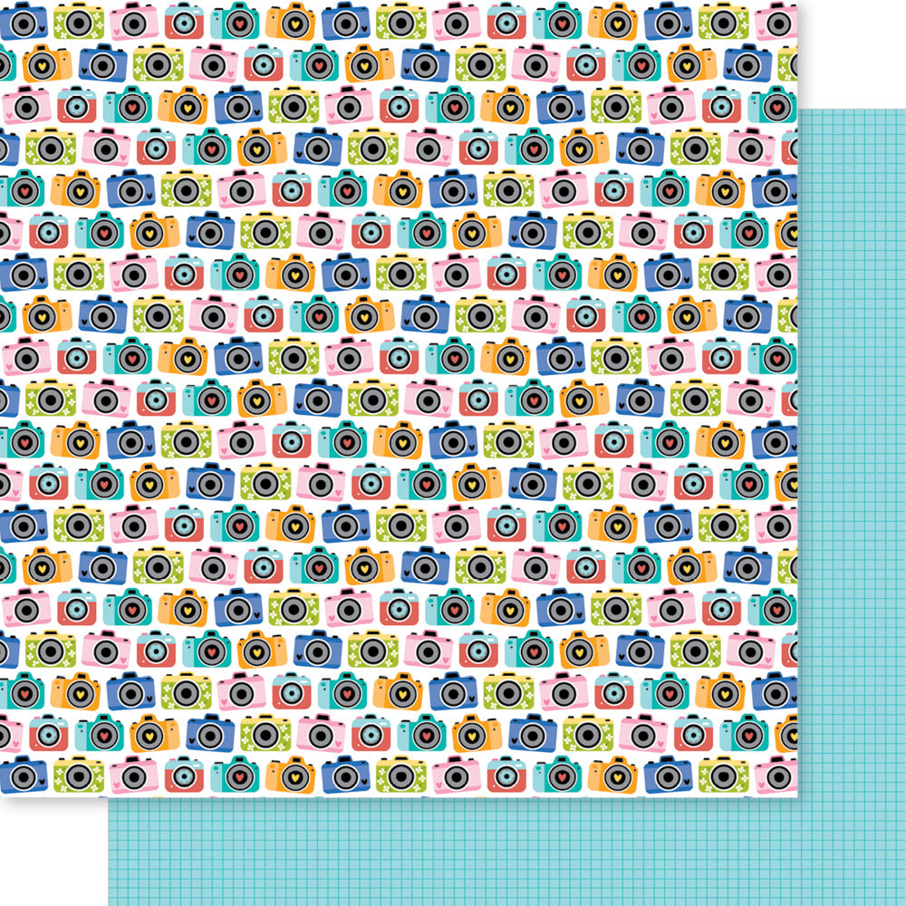Bella Blvd, 12X12 Patterned Paper, Documented - Captured