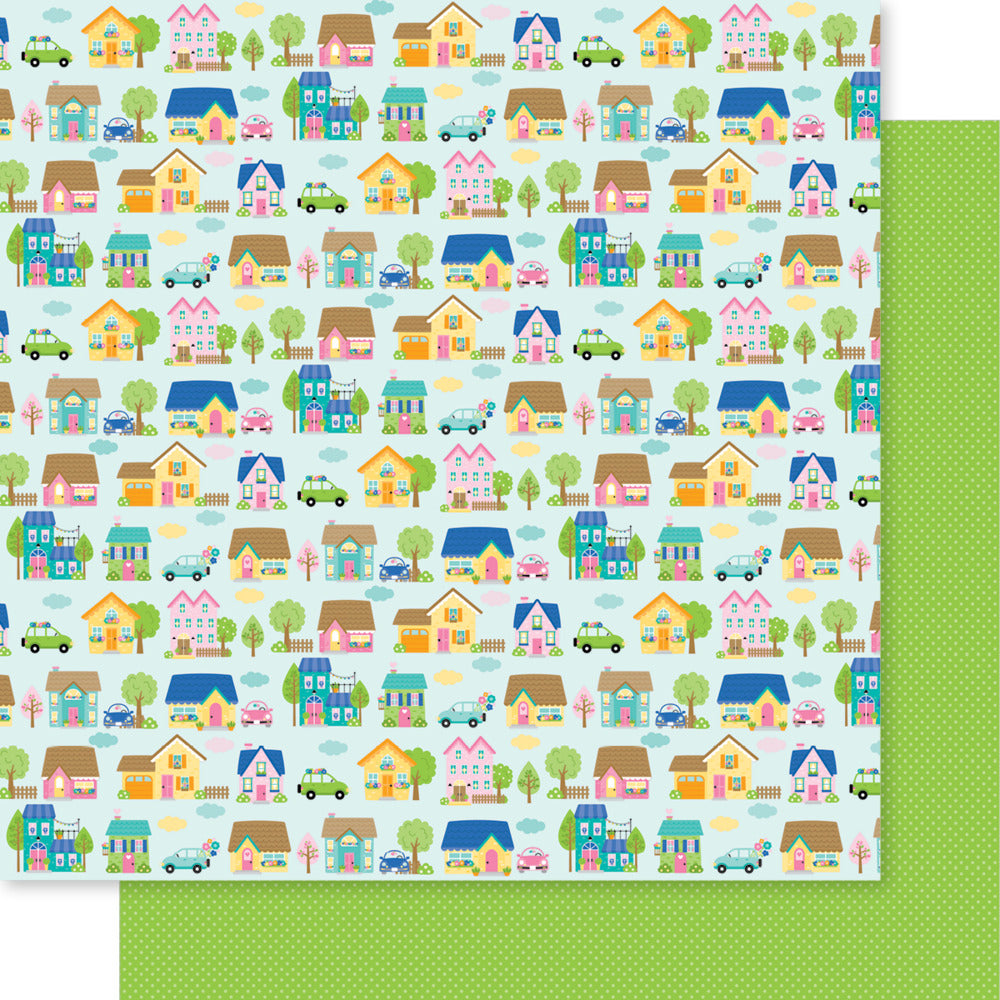 Bella Blvd, 12X12 Patterned Paper, Love Grows Here - Memories Live Here