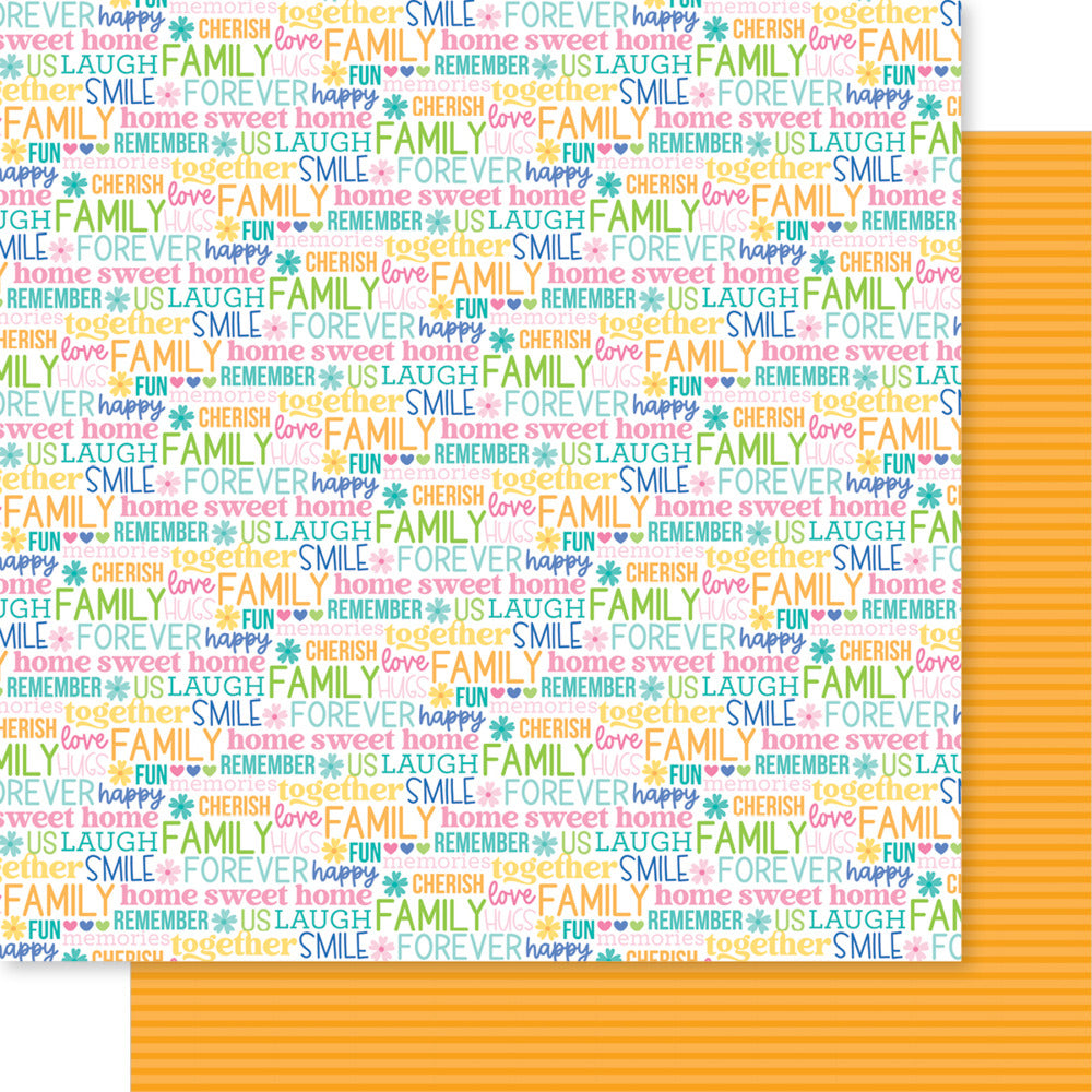 Bella Blvd, 12X12 Patterned Paper, Love Grows Here - Simply the Best