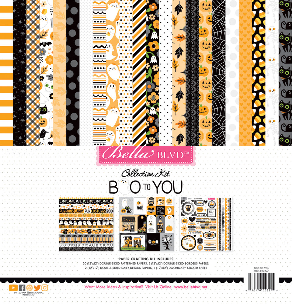 Bella Blvd., 12X12 Collection Kit, Boo To You Pre-order