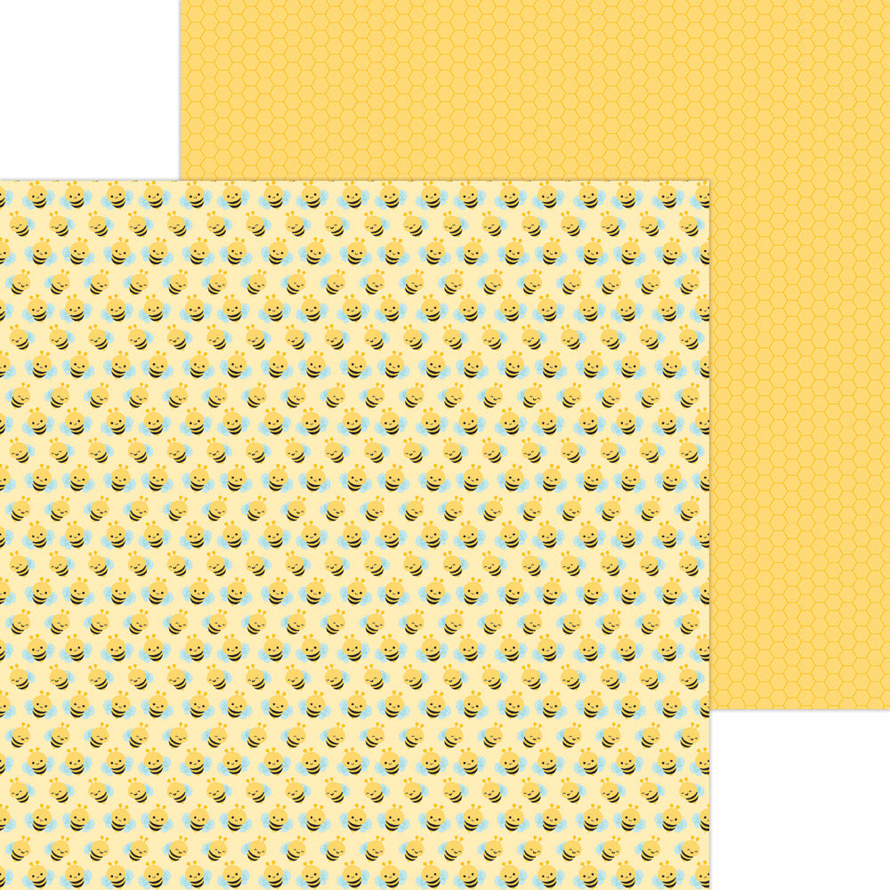 Doodlebug, Bee Happy, 12x12 Paper Farmers Market