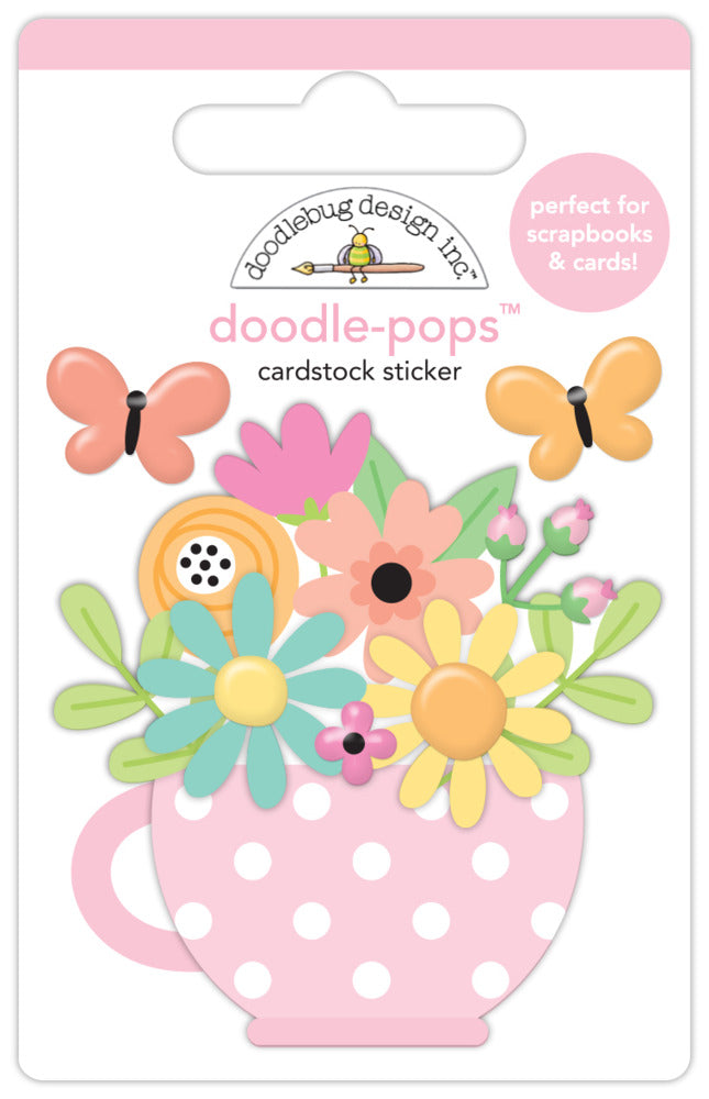 Doodle-pops 3D Sticker, Cup Of Cheer