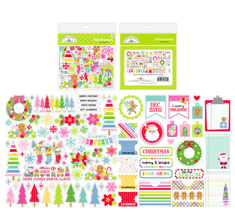 Doodlebug Design, Bits & Pieces, Oh What Fun