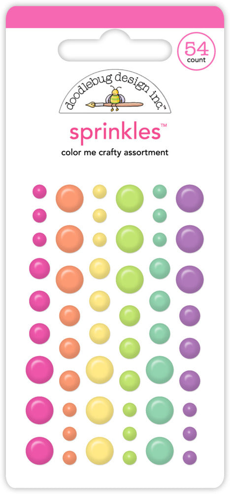 Doodlebug, Sprinkles, Color Me Crafty Assortment