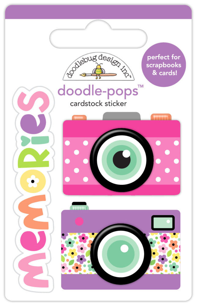 Doodlebug, Doodle-pops 3D Cardstock Sticker, Making Memories