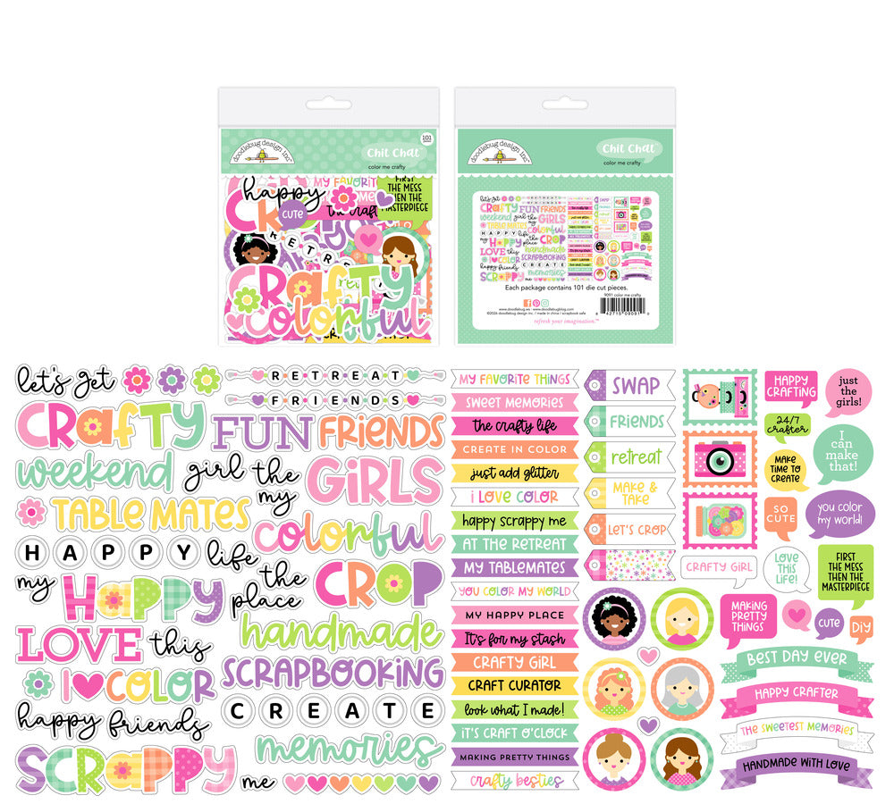 Doodlebug, Chit Chat, Color Me Crafty
