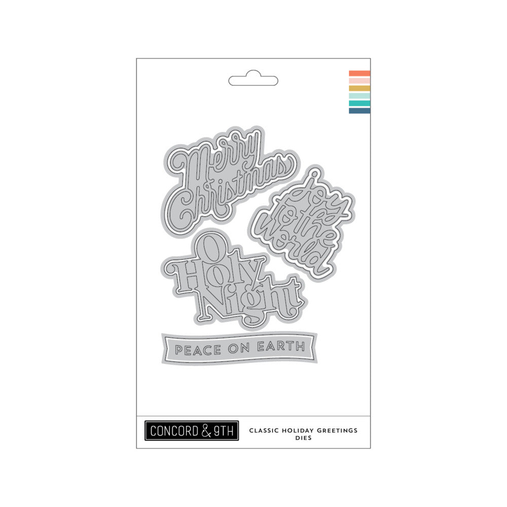 Concord & 9th; Classic Holiday Greetings Dies