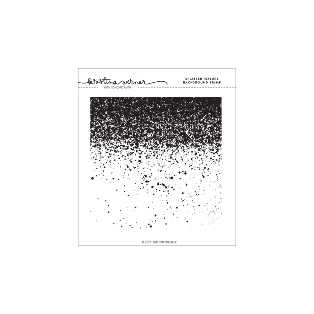 Concord & 9th , Clear Stamp, Splatter Texture Background