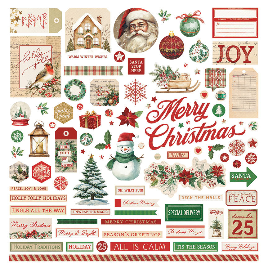 Photoplay, Christmas Junque Sticker Sheet