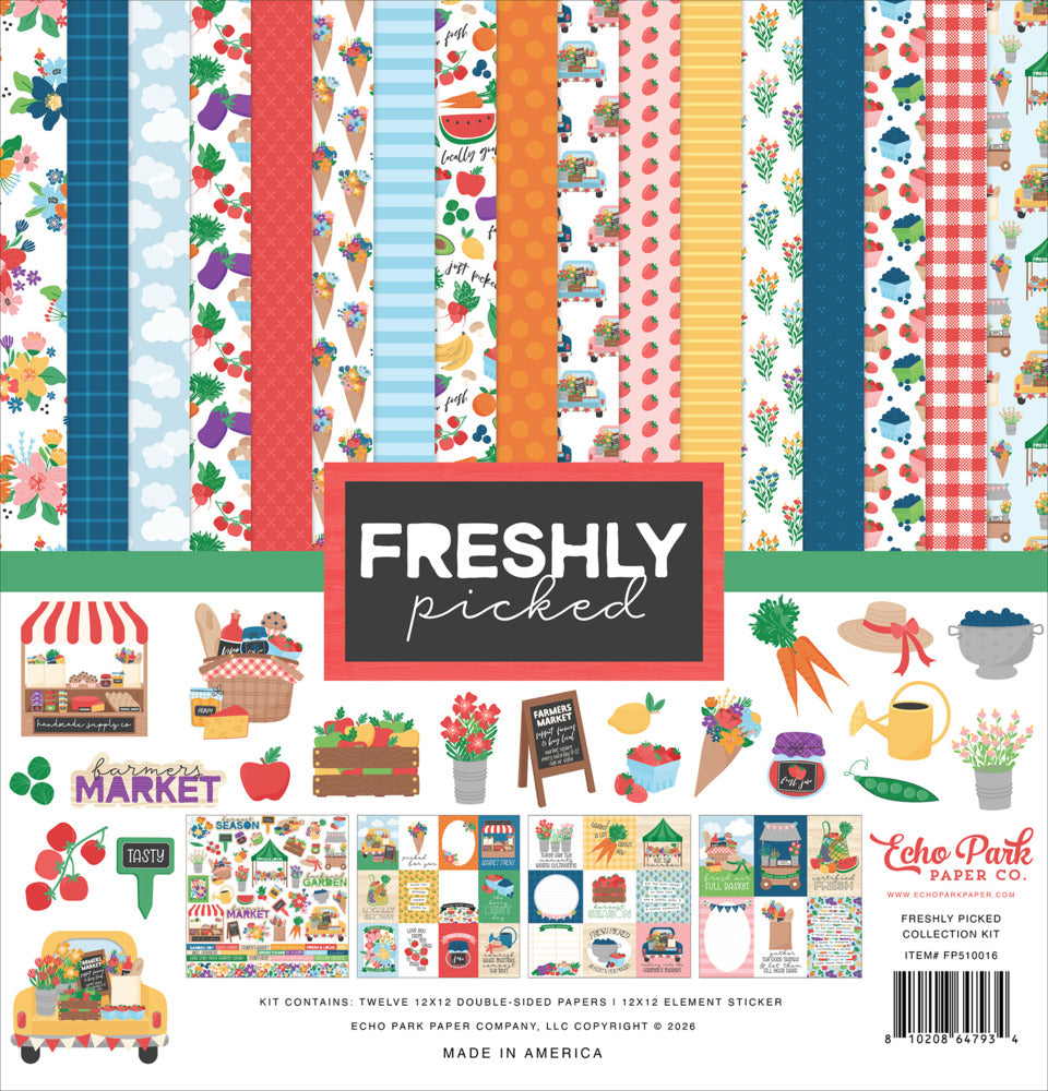 Echo Park,12X12 Collection Kit, Freshly Picked