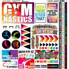 Reminisce, Gymnastics, Sticker Sheet