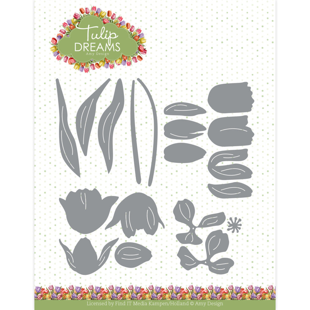 Amy Design Die, Tulip Dreams - Build a Tulip