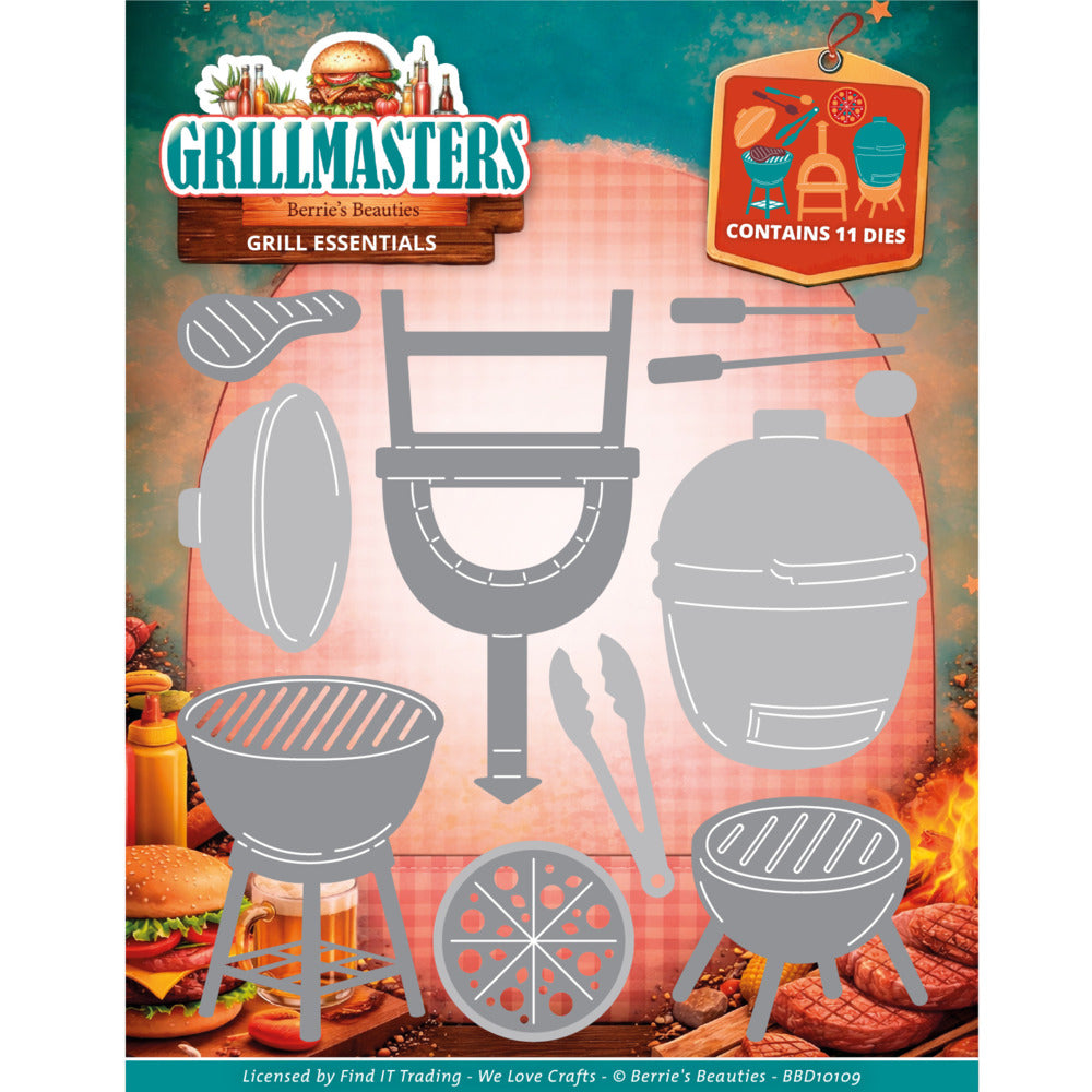 Find It, Berries Beauties Die, Grillmasters - Grill Essentials Pre-order