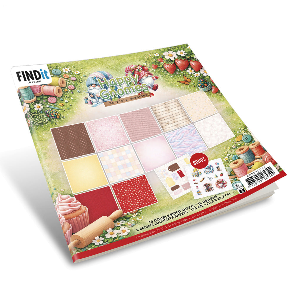 Find It, 8X8 Paper Pack, Happy Gnomes Pre-order