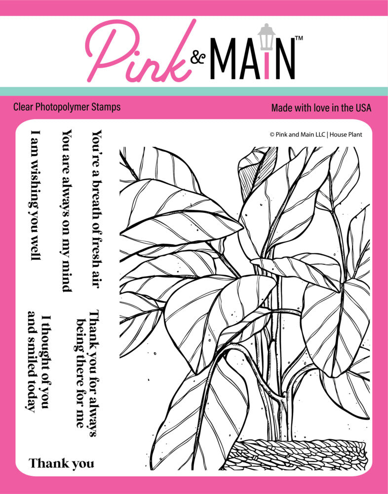 Pink & Main, House Plant Stamp