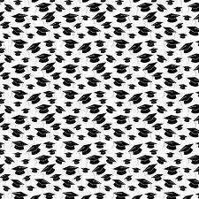 Scrapbook Customs, Graduate Words & Caps Paper