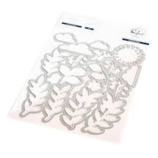 Pinkfresh Summer Blooms Stencil + Die SET