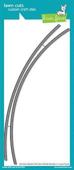 Lawn Fawn Slimline Simple Stitched Hillside Borders Die