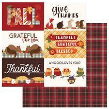 Photoplay Paper, Mad Plaid Fall, Give Thanks