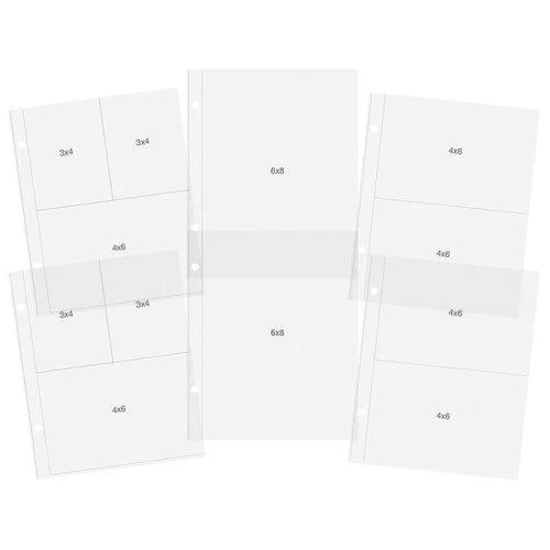 Simple Stories, Snap 6x8 Pocket Pages, Multi pack