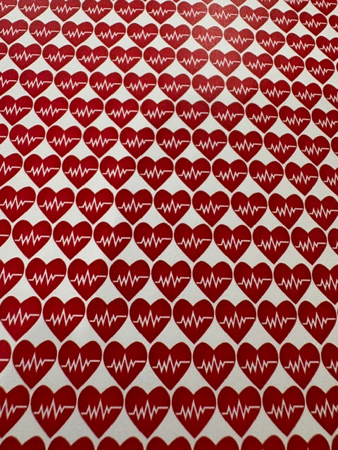 Darcies. Heartbeat Single Sided Paper