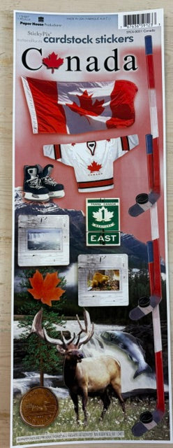 Paper House, Canada Sticker Sheet