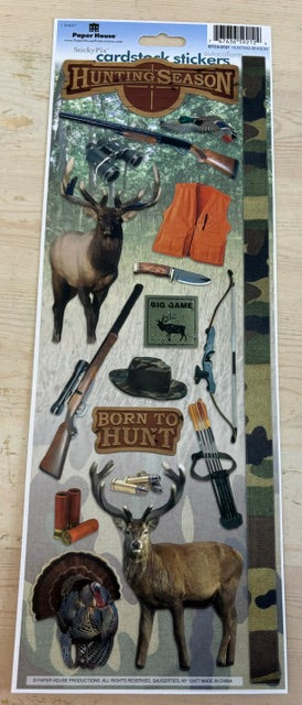 Paper House, Hunting Sticker
