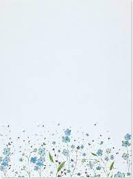 Peter Pauper Press Inc, Blue Flowers Stationery Set