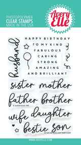 Avery Elle, Brilliant Birthday Stamp