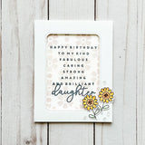 Avery Elle, Thank you Flowers Stamp & Die set
