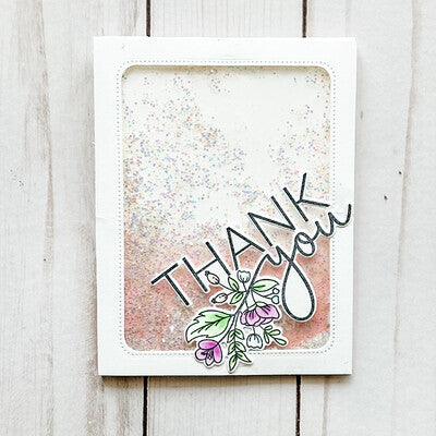 Avery Elle, Thank you Flowers Stamp