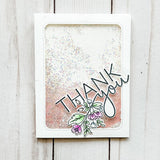Avery Elle, Thank you Flowers Stamp