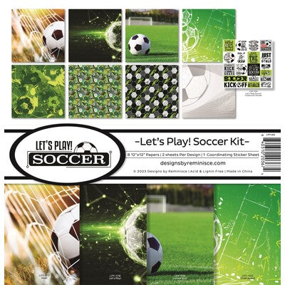 Reminisce, Let’s Play Soccer! Paper Pack