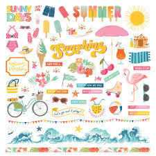 Photoplay Paper, Sweet Summer Stickers