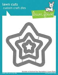 Lawn Fawn, Outside in Stitched Star Stackables