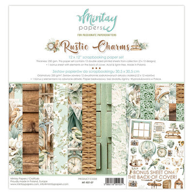 Mintay, Rustic Charms Paper Pad