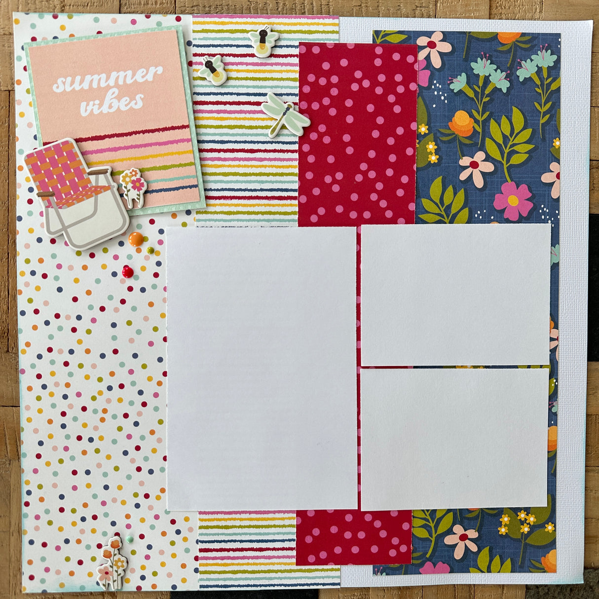 TSC, Summer Layout Kit- 2- 2 Pages