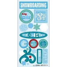 Scrapbook Customs, Snowboarding Stickers