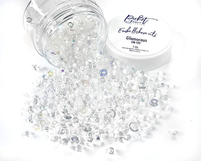 Picket Fence,Embellishments Gem Mix, Glamorous