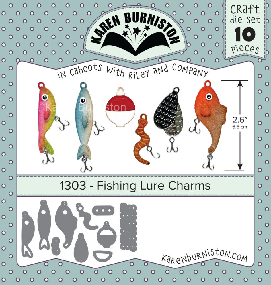 Karen Burniston, Die, Fishing Lure Charms