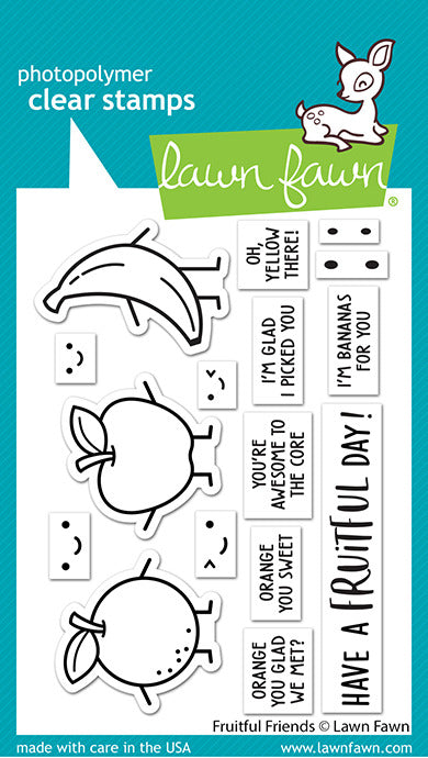 Lawn Fawn, Fruitful Friends Stamp & Die Set