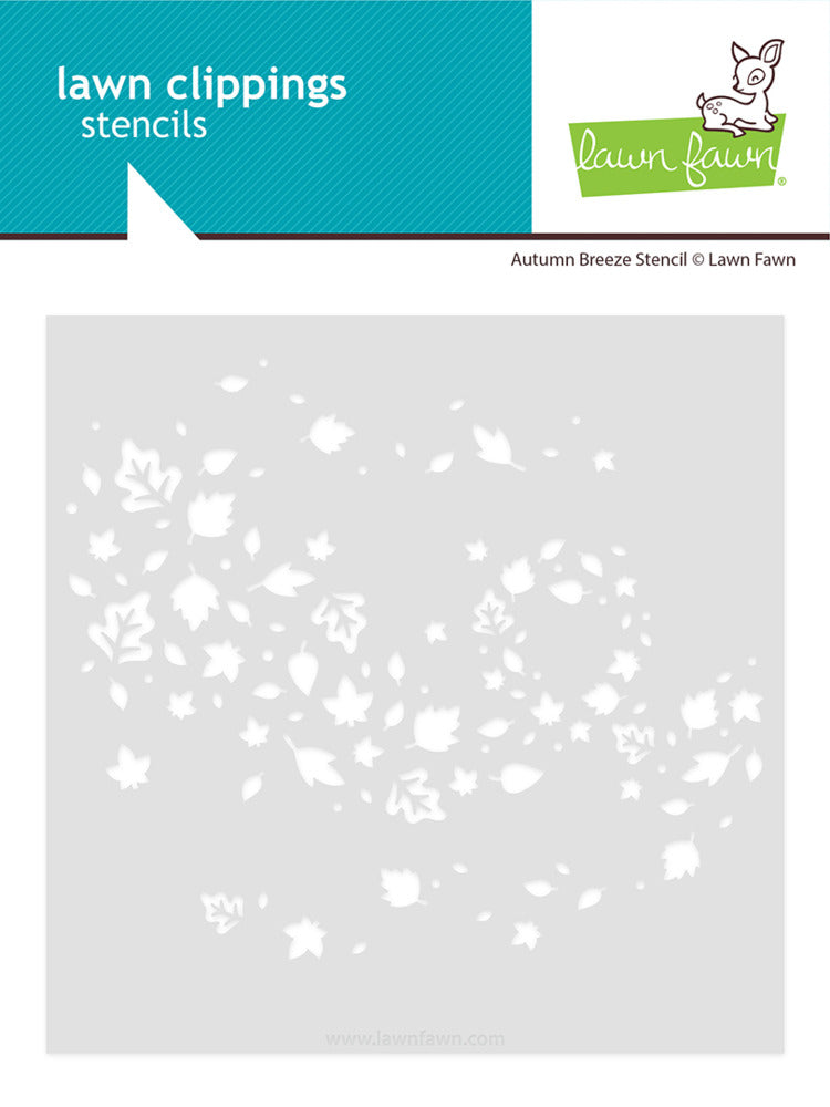 Lawn Fawn, Stencil, Autumn Breeze